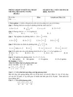 kiểm tra Đại số 8 chương 3