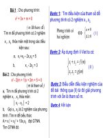 Ứng dụng Hệ thức Viet