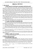 sáng kiến kinh nghiệm môn hóa học 8(giáo viên: Cao Xuân Phiêu))