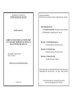 nghiên cứu hoàn thiện các phương pháp xử lý toán học trị đo bổ sung trong các mạng lưới trắc địa quốc gia