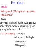 sinh học 9 bài ảnh hưởng của ánh sáng lên đời sống sinh vật- giáo án lớp 9 tham khảo thao giảng, thi giáo viên dạy giỏi (1)