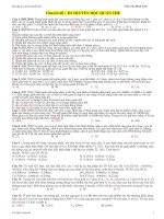 CHUYEN DE DI TRUYEN QUAN THE