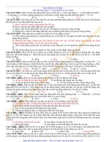 Trắc nghiệm dao động cơ học