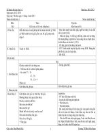 giao an lop ghep 1-2 tuan 28