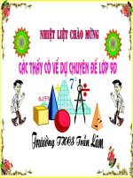 Dien tich hinh tron - hinh quat tron