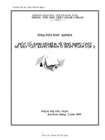 SÁNG KIẾN KINH NGHIỆM MỘT SỐ KINH NGHIỆM VỀ ỨNG DỤNG CNTT ĐỂ DẠY CÁC BẢNG NHÂN Ở MÔN TOÁN LỚP 2
