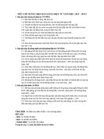 Tiêu chí chấm BGĐT