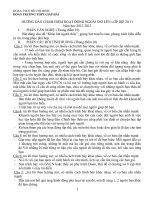 Hoạt động ngoài giờ lên lớp chủ đề 20/11