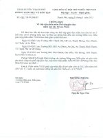 Thông báo 132/TB-PGD&ĐT về việc nộp phần mềm PCGD.