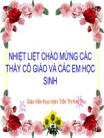 Tiết 28: sự nóng chảy và đông đặc
