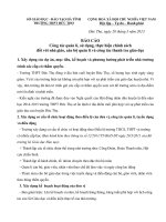 BC về chính sách đối với nhà giáo