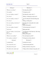 Tieng anh giao tiep co ban