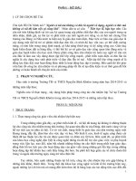 Nghiên cứu về thực trạng , xây dựng biện pháp trong công tác chủ nhiệm lớp 7a2 tại Trường  THCS Nguyễn bỉnh khiêm  trong năm học 2014-2015 và những năm tiếp theo