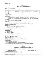 TIẾT 53+54 THỰC HÀNH: HỆ SINH THÁI