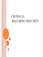 tâm lý học  hoạt động nhận thức
