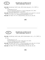 Đề KTTT Hình Học 11 CB ( Tháng 3-2013)