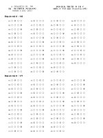 Đáp án thi thử lần 2 môn lý THPT Hồng Quang