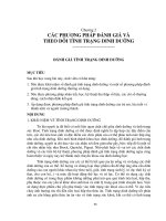 chương 2 các phương pháp đánh giá và theo dõi tình trạng dinh dưỡng