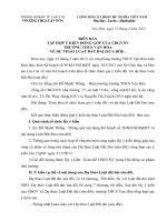 Biên bản góp ý Luất Đất đai (sửa đổi)