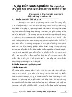 Sáng kiến kinh nghiệm Phương pháp dạy cho học sinh lớp 9 giải phương trình vô tỷ