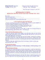 Ke hoach ca nhan BDTX nam hoc 2013 -2014