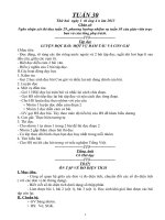 GA lớp 5. Tuần 30 (đã bổ sung các nội dung GDTH)