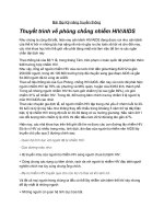 thuyết trình kỹ năng truyền thông phòng chống hivaids