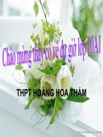 Phuong trinh duong thang lop 10(tiết 1)