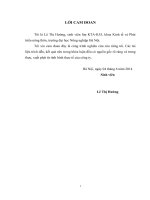 Tình hình xuất khẩu nông sản của công ty cổ phần xuất nhập khẩu rau quả tam hiệp, hà nội