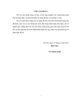 Thực trạng sản xuất sản phẩm lợn giống của công ty trách nhiệm hữu hạn một thành viên lợn giống lạc vệ