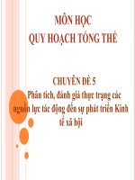 thực trạng nguồn lực phát triển kinh tế xã hội