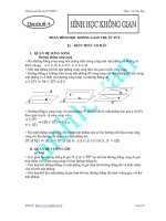 Chuyên đề 6 hình học không gian