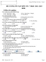 DE CUONG TIN HOC LOP 7 HKII