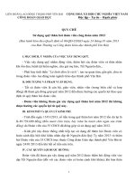 Quy chế sử dụng quỹ thăm hỏi 12-13