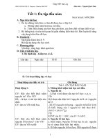 giáo án  hóa 10 cơ bản