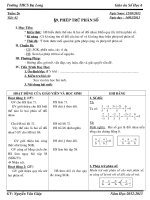 Đs6.tuần 26.tiêt 82. Phép trừ phân số