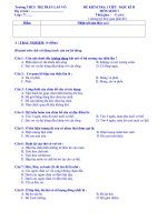 Đề KT 1 tiết HK II -sinh 7 ( 2013 )