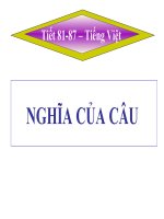 nghia cua cau