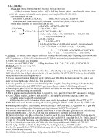 ĐỀ CƯƠNG ANCOL-PHENOL