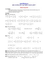 Đề cương ôn tập toán 7 chuẩn