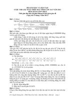 Đề MTCT Toán 9 Cấp Khu Vực 2012-2013