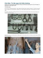 CÔN ĐẢO XƯA VÀ NAY