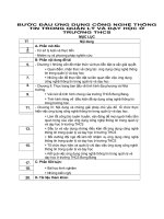 ứng dụng cntt trong dạy học và quản lý ở trường thcs