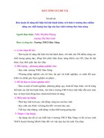 rèn luyện kĩ năng thể hiện bài hát hành khúc, trữ tình ở trường thcs nhằm nâng cao chất lượng học tập của học sinh trường thcs bàu năng