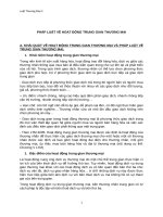 PHÁP LUẬT về DỊCH vụ TRUNG GIAN THƯƠNG mại