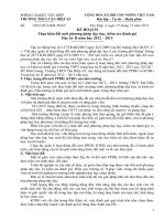 Kế hoạch đổi mới phương pháp dạy học, kiểm tra đánh giá trường THCS_2013