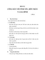 công dân với tình yêu hôn nhân và gia đinh tiêt 2