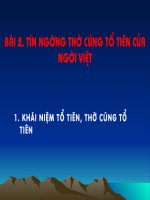 thờ cúng tổ tiên