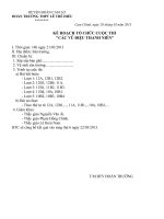 tiêu chí chấm thi dân vũ