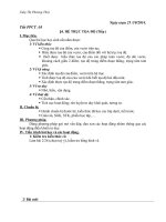 Giáo án Hệ trục tọa độ_ hình học lớp 10